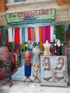 Kebaya and undergarment shop